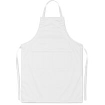 Delantal de cocina ajustable barato blanco Delantal de cocina ajustable barato blanco