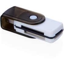 Lector de 4 tipos de tarjetas personalizado negro Lector de 4 tipos de tarjetas personalizado negro