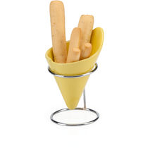 Soporte multiusos forma cono personalizado amarillo Soporte multiusos forma cono personalizado amarillo