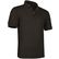 Polo pique con bolsillo 100 algodon hawk 220 para empresas negro