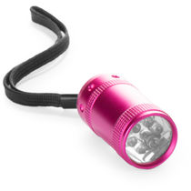 Linterna 6 led aluminio barata fucsia Linterna 6 led aluminio barata fucsia