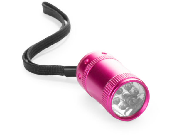 Linterna 6 led aluminio barata fucsia Linterna 6 led aluminio barata fucsia