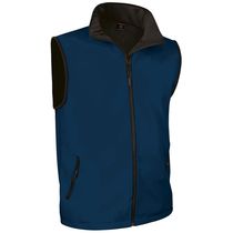 Chaleco de soft shell tundra personalizado azul marino Chaleco de soft shell tundra personalizado azul marino