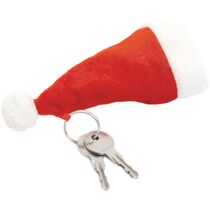 Llavero forma gorro de navidad personalizado Llavero forma gorro de navidad personalizado
