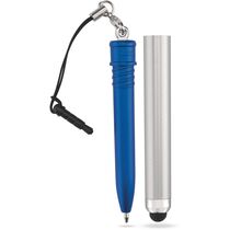 Boligrafo y puntero con enganche para movil personalizado azul Boligrafo y puntero con enganche para movil personalizado azul
