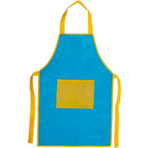 Delantal infantil en non woven personalizado azul Delantal infantil en non woven personalizado azul