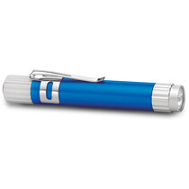 Linterna led aluminio acabado en mate personalizada azul Linterna led aluminio acabado en mate personalizada azul