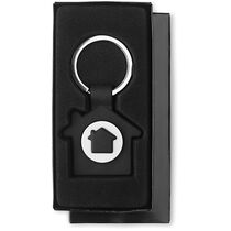 Llavero silicona forma casa personalizado negro Llavero silicona forma casa personalizado negro