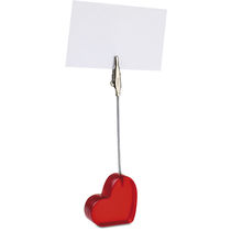 Clip de notas corazon personalizado Clip de notas corazon personalizado