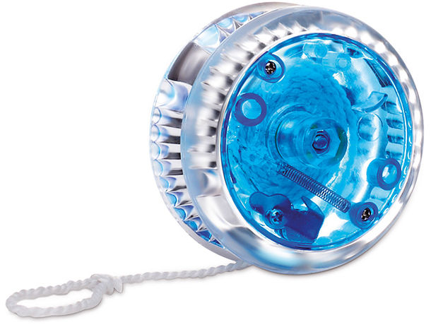 Yoyo luminoso personalizado azul Yoyo luminoso personalizado azul