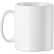 Taza mug blanca de 300 ml impresa a todo color en 360o grabada blanco