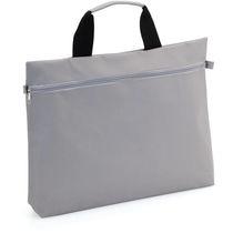 Bolsa sencilla para documentos poliester personalizada gris Bolsa sencilla para documentos poliester personalizada gris