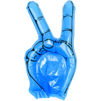Mano animacion hinchable personalizado azul Mano animacion hinchable personalizado azul