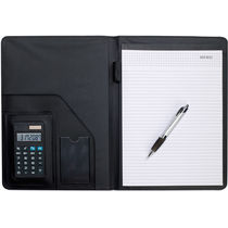 Portafolios polipiel con calculadora boli bloc personalizado Portafolios polipiel con calculadora boli bloc personalizado