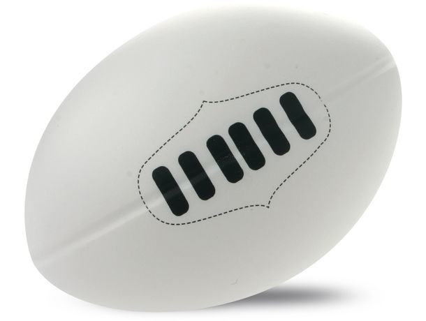 Balon de rugby antiestres personalizado blanco Balon de rugby antiestres personalizado blanco
