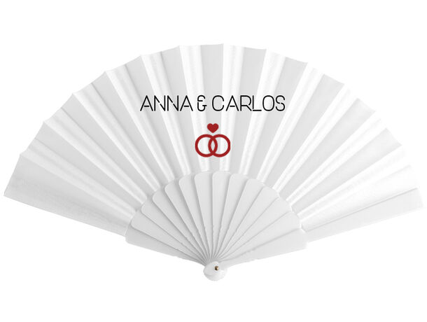 Abanico personalizado - Abanico colores surtidos