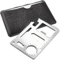 Multiherramienta 12 accesorios acero inox personalizada plata