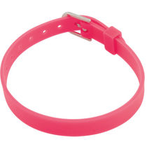 Pulsera de pvc ajustable con hebilla personalizada fucsia fluor Pulsera de pvc ajustable con hebilla personalizada fucsia fluor