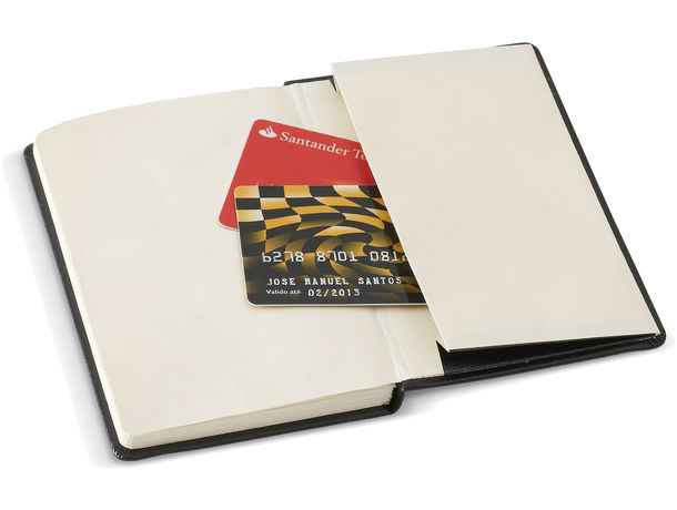 Bloc de notas grande con bolsillo interior personalizado Bloc de notas grande con bolsillo interior personalizado