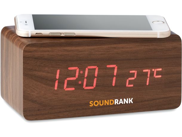 Reloj con carga inalambrica buenos aires charger marron madera Reloj con carga inalambrica buenos aires charger marron madera