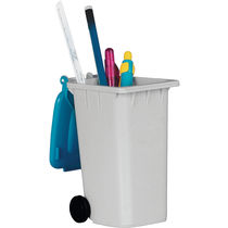 Lapicero en forma de cubo de basura personalizado gris Lapicero en forma de cubo de basura personalizado gris