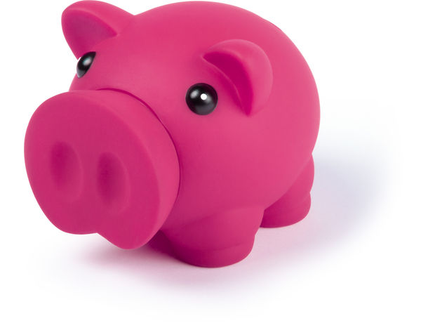 Hucha forma de cerdito personalizada Hucha forma de cerdito personalizada