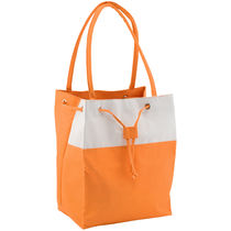 Bolsa de playa bicolor personalizada naranja Bolsa de playa bicolor personalizada naranja