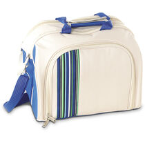 Mochila nevera de picnic 4 servicios personalizada azul Mochila nevera de picnic 4 servicios personalizada azul