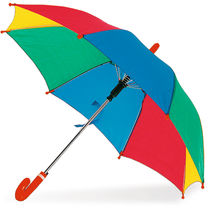 Paraguas automatico de nino multicolor personalizado Paraguas automatico de nino multicolor personalizado