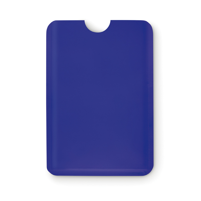 Protector de tarjetas rfid barato azul