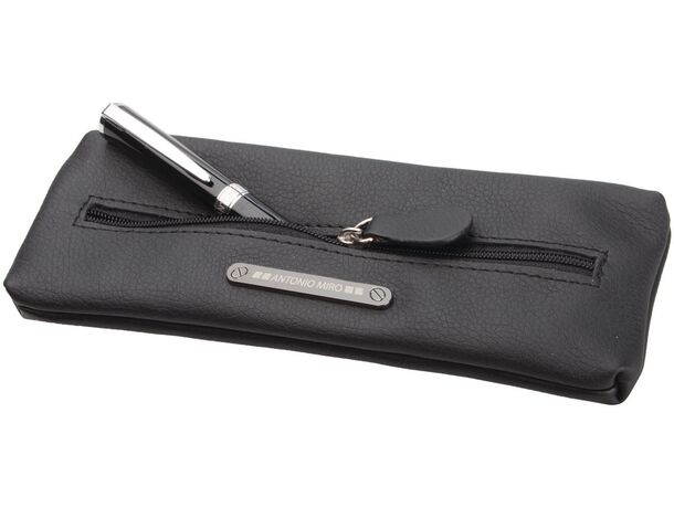 Estuche neceser polipiel antonio miro personalizado negro Estuche neceser polipiel antonio miro personalizado negro