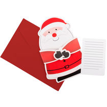 Carta de navidad en forma de papa noel personalizada Carta de navidad en forma de papa noel personalizada