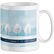 Taza mug blanca de 300 ml impresa a todo color en 360o original blanco