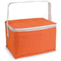 Nevera de poliester 600d para 6 latas barata naranja Nevera de poliester 600d para 6 latas barata naranja
