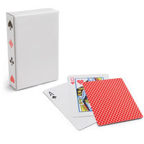 Cartas de poker en caja de papel personalizado rojo Cartas de poker en caja de papel personalizado rojo