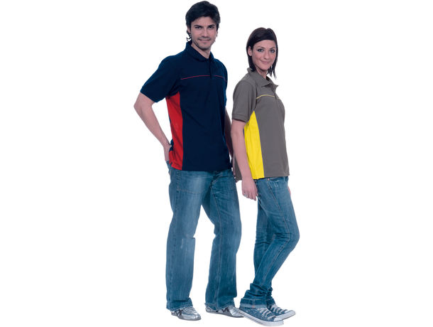 Polo pique bicolor thunder 210 personalizado Polo pique bicolor thunder 210 personalizado