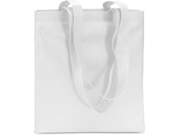 Bolsa de material sin tejer barata blanco Bolsa de material sin tejer barata blanco