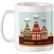 Taza mug blanca de 300 ml impresa a todo color en 360o sublim blanco