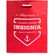 Bolsa plana en non woven grabada rojo