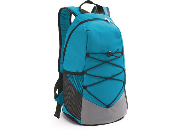 Mochila con cuerda y bolsillos rejilla personalizada Mochila con cuerda y bolsillos rejilla personalizada
