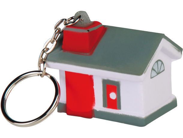 Llavero antiestres con forma de casa personalizado Llavero antiestres con forma de casa personalizado