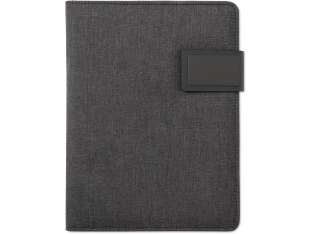 Portadocumentos a5 powerbank powernoty negro