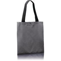 Bolsa en poliester antonio miro personalizada gris Bolsa en poliester antonio miro personalizada gris