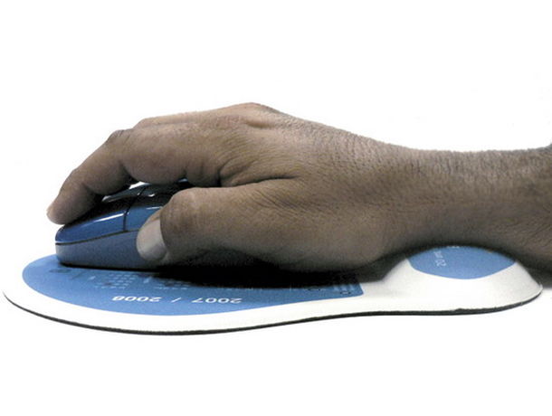 Alfombrilla ergonomica con reposamunecas personalizada