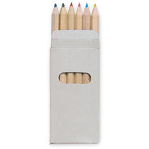 6 lapices de color caja y lapices natural barato multicolor 6 lapices de color caja y lapices natural barato multicolor