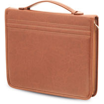 Maletin portafolios con accesorios polipiel personalizado marron Maletin portafolios con accesorios polipiel personalizado marron