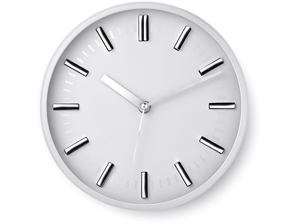 Reloj de pared personalizado blanco