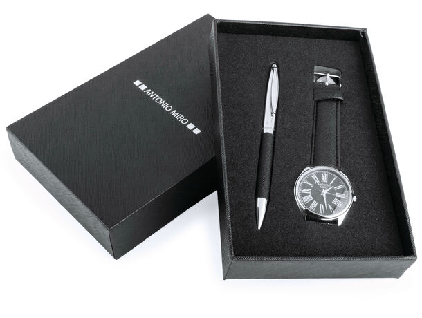 Set relans reloj mas boligrafo antonio miro personalizado Set relans reloj mas boligrafo antonio miro personalizado