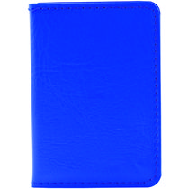 Tarjetero de polipiel para 12 tarjetas personalizado azul Tarjetero de polipiel para 12 tarjetas personalizado azul