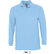 Polo pique manga larga winter ii sols 210 merchandising azul celeste
